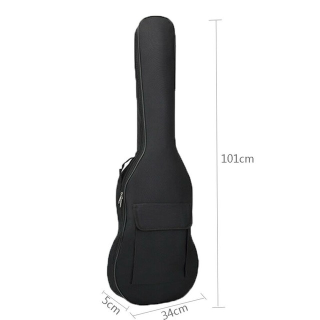 [Giao nhanh 2h-HCM] Bao Da Đựng Đàn Guitar Acoustic và Classic 3 Lớp Guitar Bag có quai đeo và túi đựng vật dụng YAB-M10