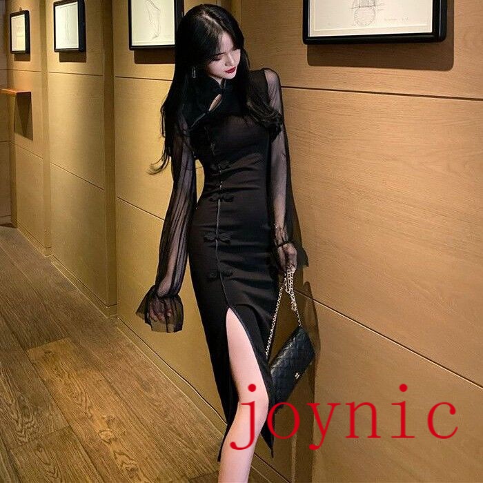 XL Đầm Midi Kiểu Dáng Hàn Quốc Đơn Giản Quyến Rũ Cho Nữ | BigBuy360 - bigbuy360.vn