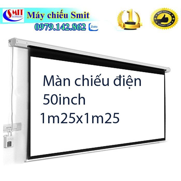 MÀN CHIẾU ĐIỆN 50 INCH - Hàng Chính Hãng Dalite