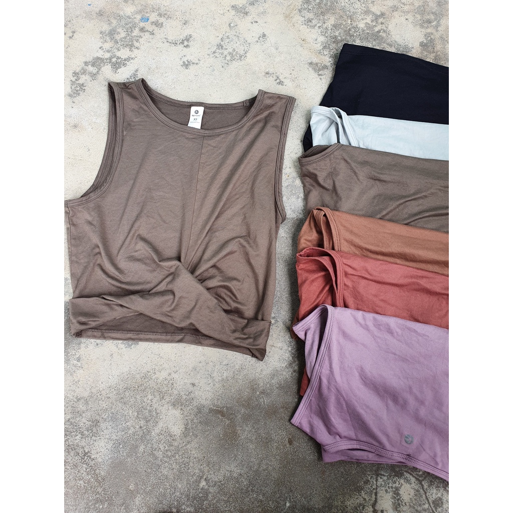 Áo tank YOGACILIOUS nhún eo