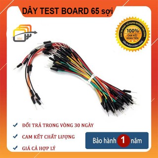 DÂY CẮM TEST BOARD 65 sợi – Phụ kiện Arduino
