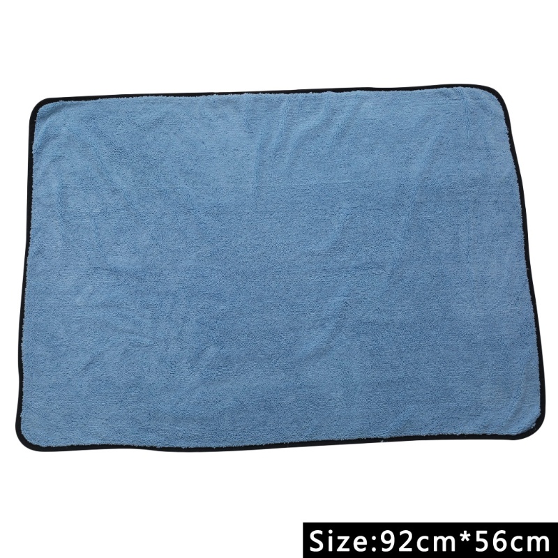 Khăn Lau Xe Hơi Vải Microfiber Cỡ Lớn 90x60cm