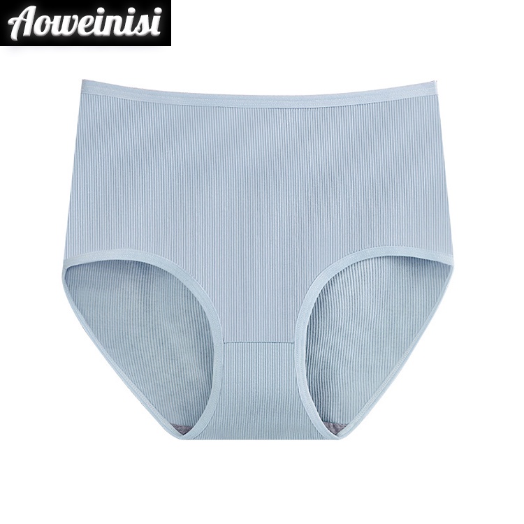 Quần lót cotton mềm Aoweinisi co giãn màu trơn chất lượng cao cho nữ
