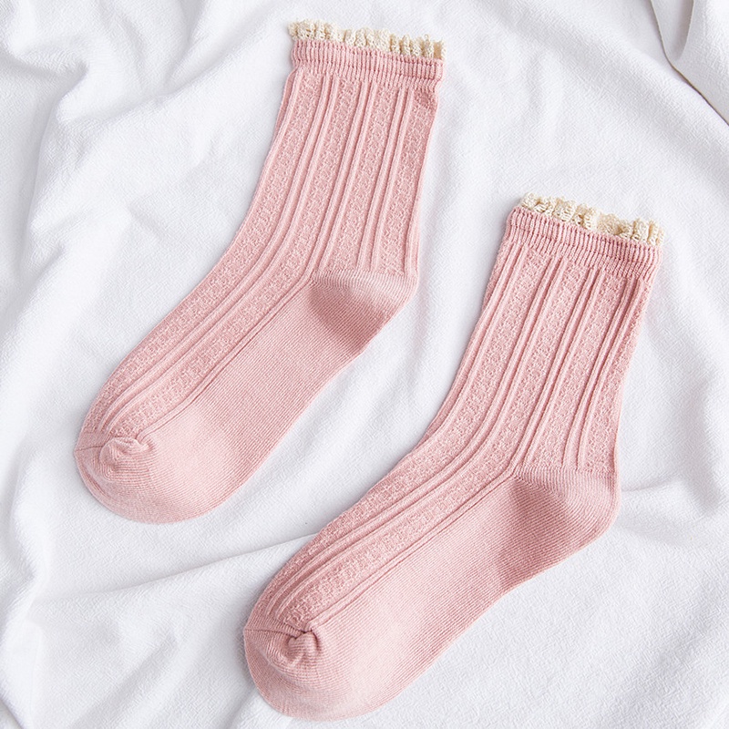 Vớ ren thiết kế ngọt ngào dễ thương thoải mái dành cho nữ