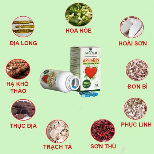 TPBVSK Apharin - Hỗ trợ giảm huyết áp cao