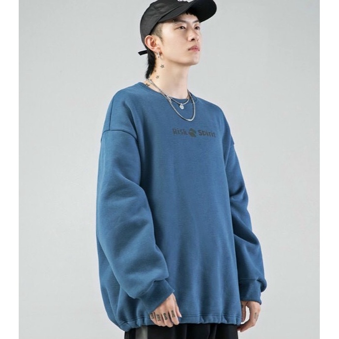 Áo Sweater nam nữ MEANSTORE nỉ lót lông oversize Unisex form rộng Ulzzang Streetware Hàn Quốc chất mềm mịn - G3038