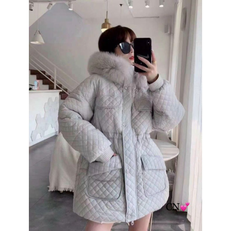 Áo phao trần trám, mũ lông, hàng quảng châu | BigBuy360 - bigbuy360.vn