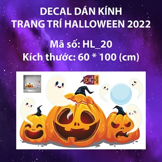 DECAL TRANG TRÍ HALLOWEEN COMBO SỐ 12