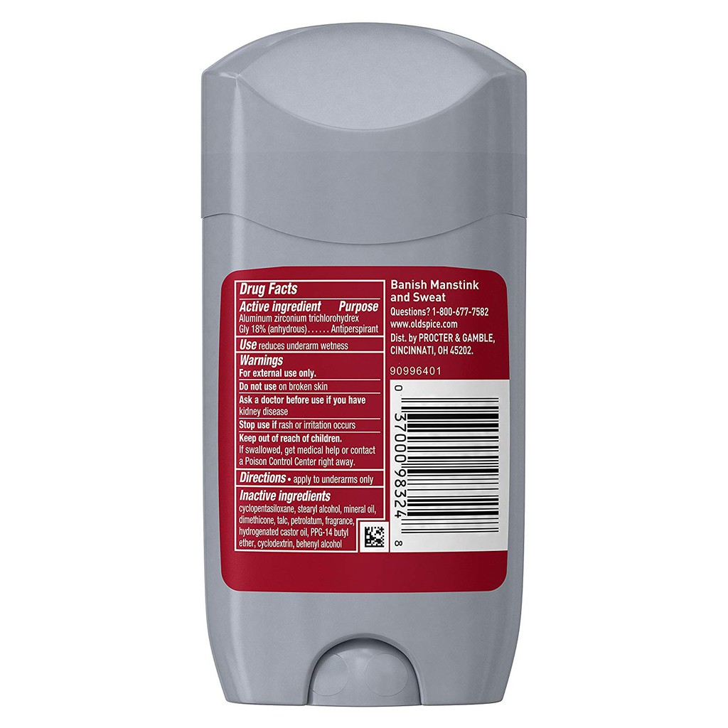 Lăn sáp khử mùi nam Old Spice Wild Collection Men's Deodorant Krakengard 73g (Mỹ)