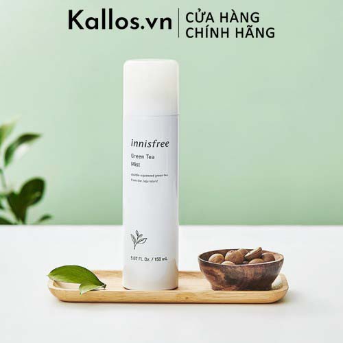 [TEM CHÍNH HÃNG] Xịt Khoáng Innisfree Green Tea Mist