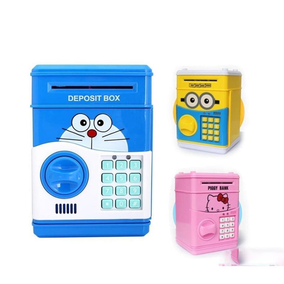 Két Sắt Điện Tử Mini Nhiều Mẫu, két mini, két đựng tiền cho bé