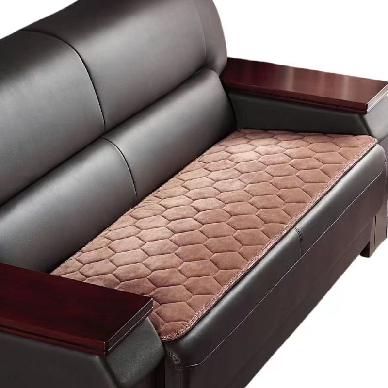 Đệm Lót Ghế sofa Gỗ Màu Đỏ Trơn Chống Trượt Chất Lượng Cao Vỏ Bọc Ghế Sofa Chất Liệu Da Chống Trượt Cao Cấp Thời Trang Dành Cho Bốn Mùa