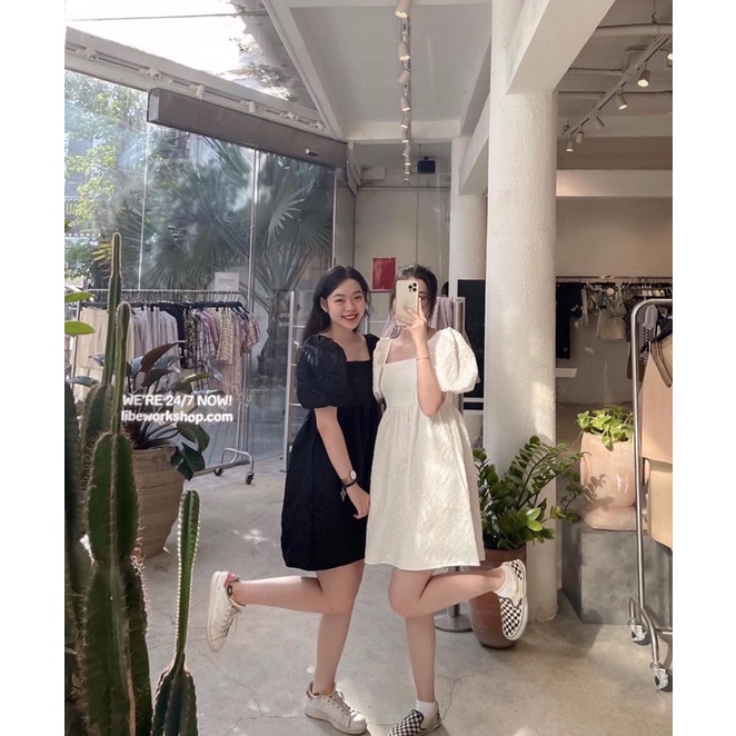 Đầm trắng libe size S