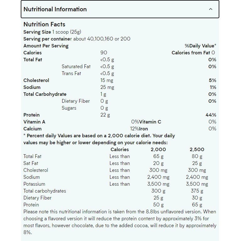 WHEY PROTEIN - IMPACT WHEY ISOLATE - 2.2lbs  - Bổ sung protein tăng cơ giảm mỡ - Từ Châu Âu