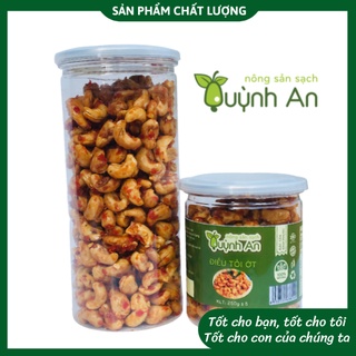Hạt điều bình phước nguyên hạt vị tỏi ớt - hũ pet 500gr