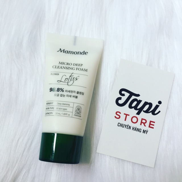 Sữa rửa mặt Mamonde Micro Deep Cleansing Foam