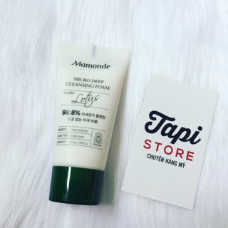 Sữa rửa mặt Mamonde Micro Deep Cleansing Foam