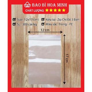 1kg Túi Zip Chỉ Đỏ