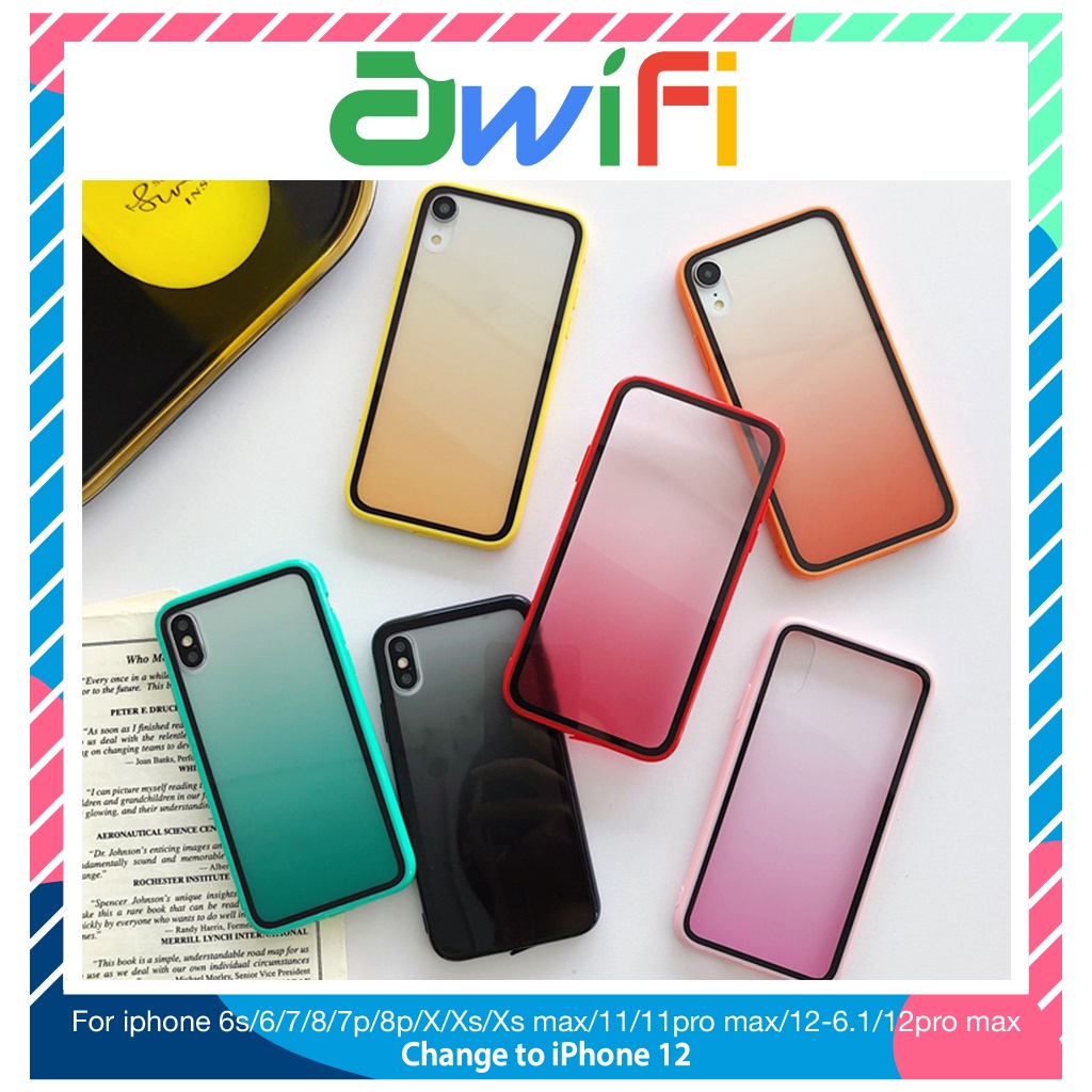 Ốp lưng iphone mica viền màu 5/5s/6/6plus/6s/6splus/7/7plus/8/8plus/x/xr/xs/11/12/pro/max/plus/promax - Sale Sốc E4-3
