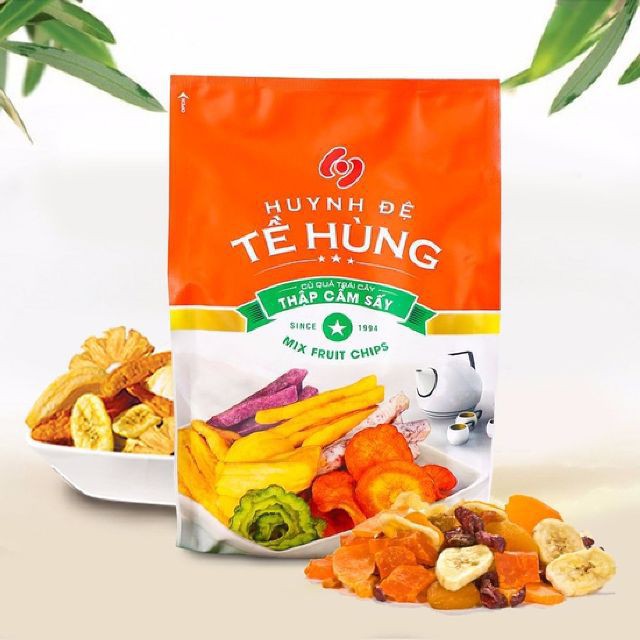 Rau Quả Trái Cây Thập Cẩm Sấy Huỳnh Đệ Tề Hùng 500g