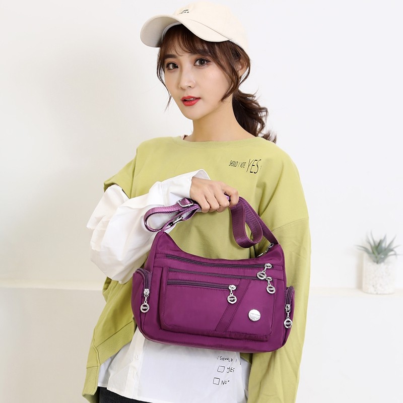 Túi Đeo Chéo Nữ Vải Canvas Chống Nước Thời Trang túi xách nữ-76