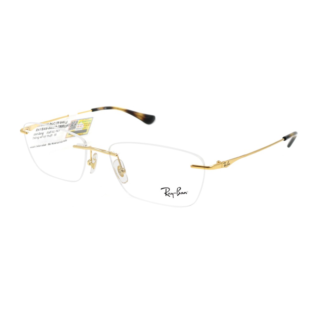 RB6430D 2500-(Hàng chính hãng) Gọng kính nam nữ Rayban (55-16-145) màu sắc thời trang, thiết kế dễ đeo bảo vệ mắt