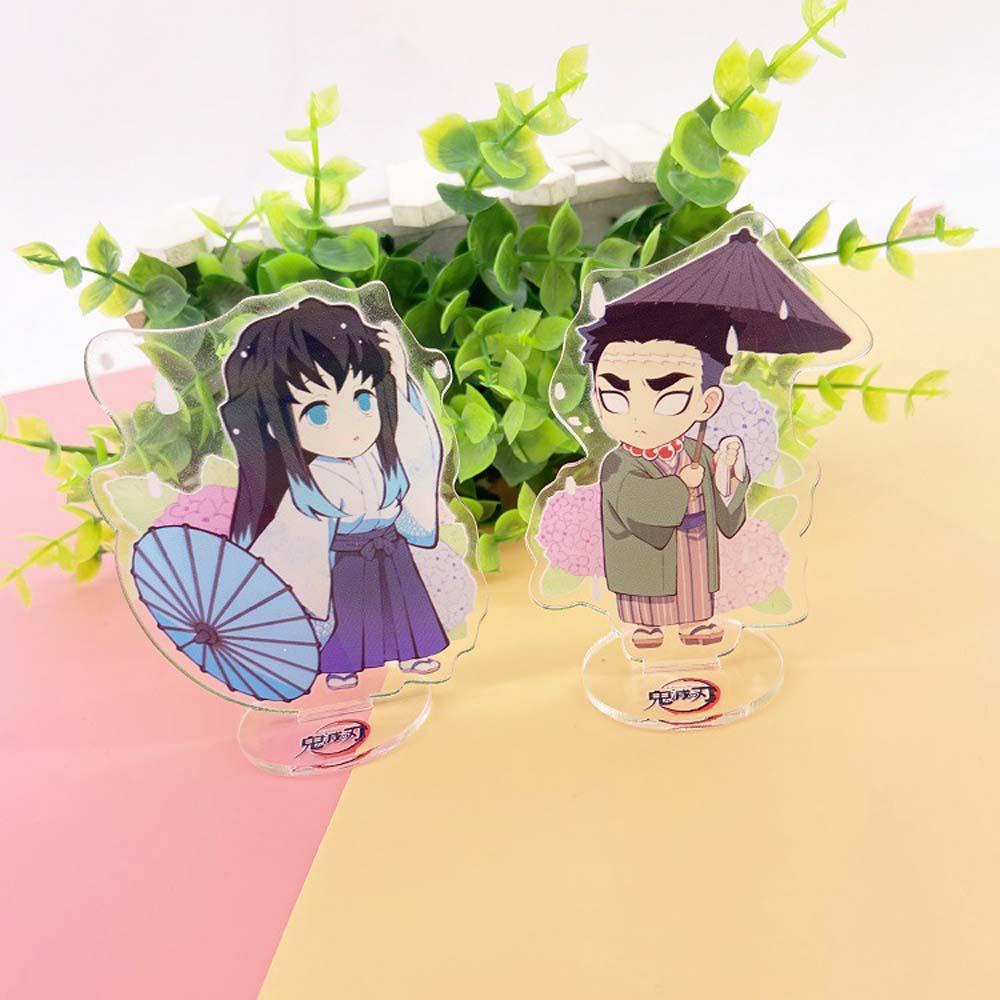 Thẻ Anime Demon Slayer Tomioka Giyuuu Agatsuma Zenitsu Kamado Tanjirou Bằng Acrylic Để Bàn Trang Trí