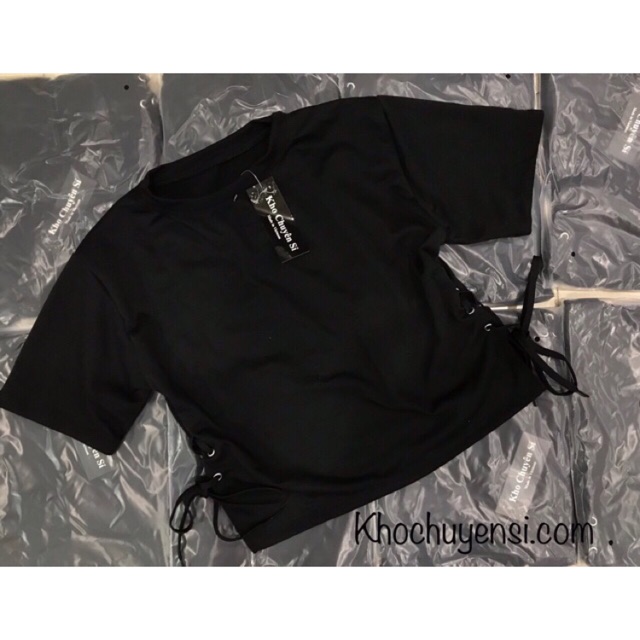 Áo CropTop Đan Dây 2 Bên