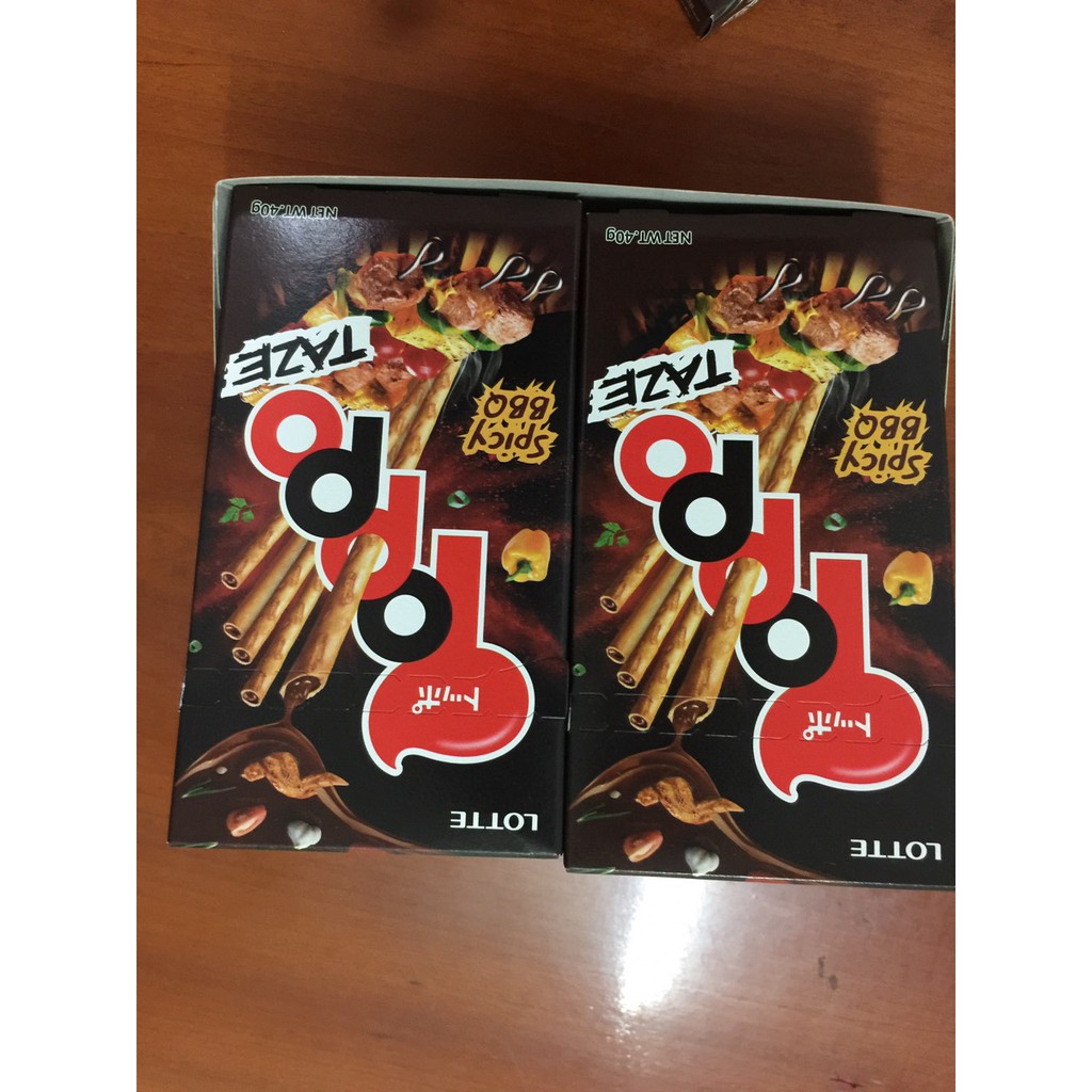 BÁNH QUE TOPPO TAZE LOTTE VỊ THỊT NƯỚNG 40G