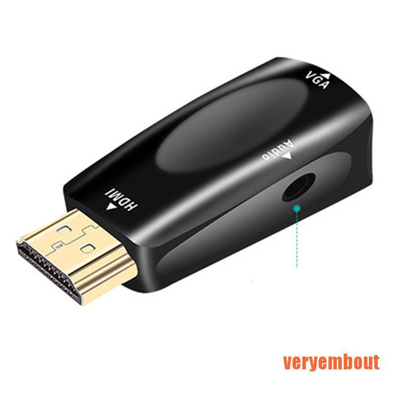 Đầu Chuyển Đổi Từ 1080p Hdmi Sang Vga 3.5mm