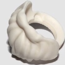 Phụ Kiện LEGO Râu Trắng Ngắn / Ria Mép / Râu Ông Già Noel ID 4610044 93223