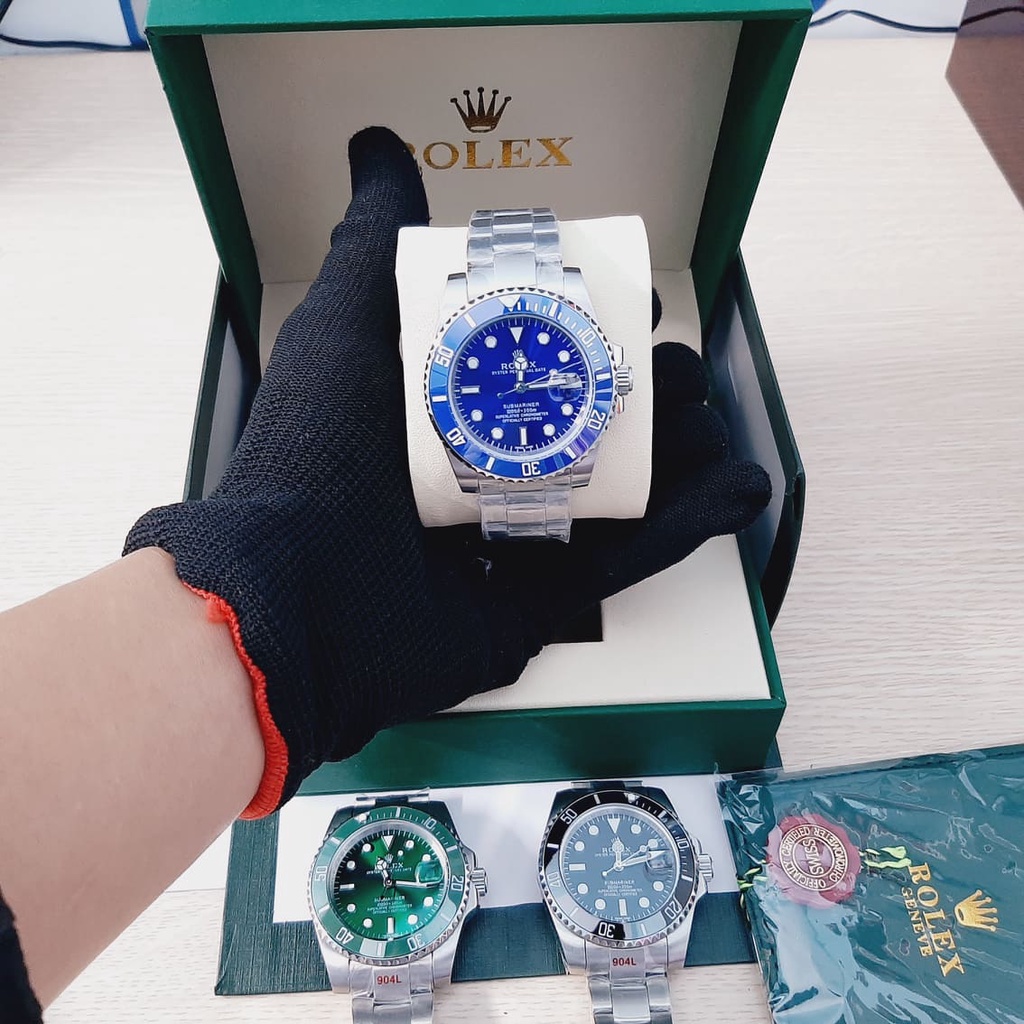 Đồng Hồ Nam R0lex máy cơ automatic, hỗ trợ cót tay