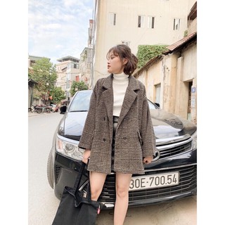 Áo blazer dạ xinh dày