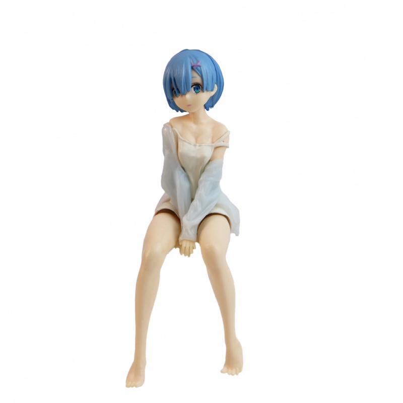 Mô Hình Nhân Vật Nữ Anime Mặc Đồ Ngủ Xinh Đẹp Hai Chiều Ngồi Tư Thế Ngồi Lem Thế Giới Khác