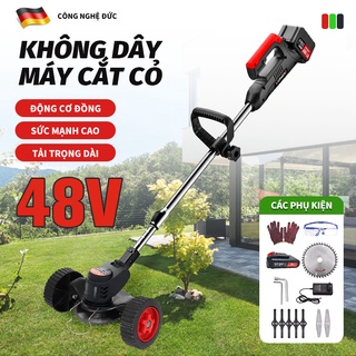 Máy cắt cỏ 48V,Máy cắt cỏ dùng pin,Máy cắt cỏ chạy pin,Máy cắt cỏ cầm tay,động cơ mạnh1800W,20000