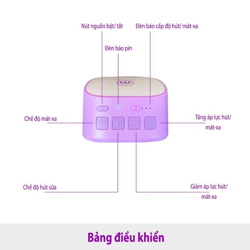 Máy hút sữa không dây/ Cup Hút Sữa Rảnh Tay Mama'schoice, tiện lợi cho các mẹ [Chính Hãng]