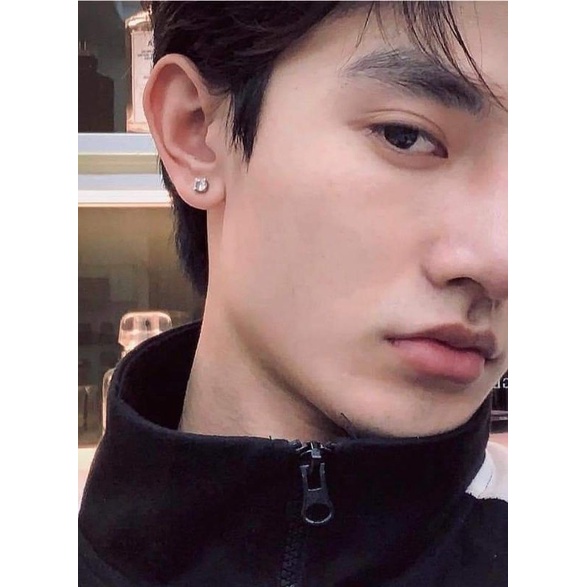 Bông tai nụ đá 3li vàng