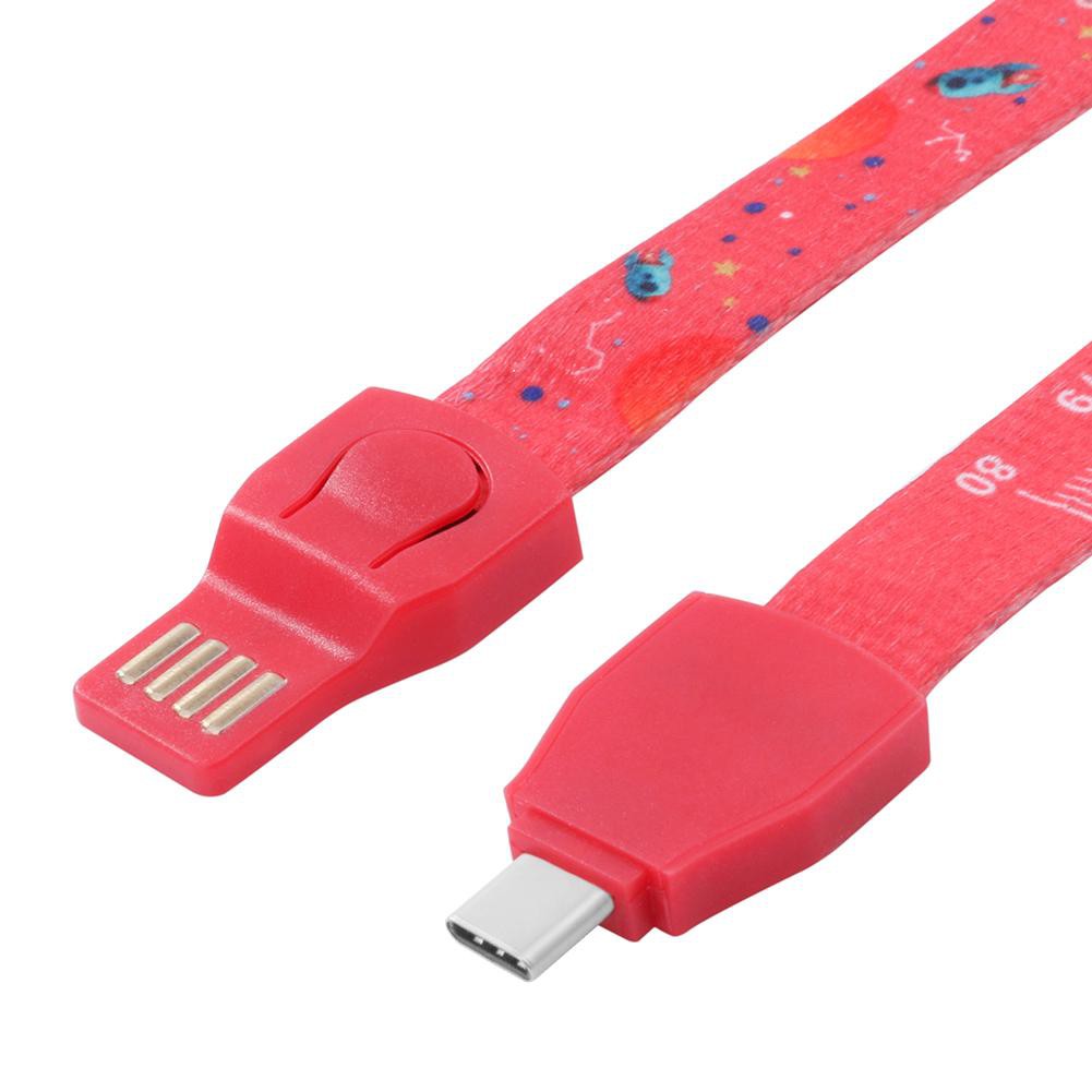 Dây cáp dữ liệu/sạc dạng vòng tay/vòng cổ cho điện thoại iPhone Android