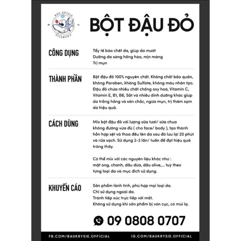 DƯỠNG TRẮNG DA, thiên nhiên 100% dùng được cho face + body (BÁN TỪ 2 GÓI 60k/2gói) | BigBuy360 - bigbuy360.vn