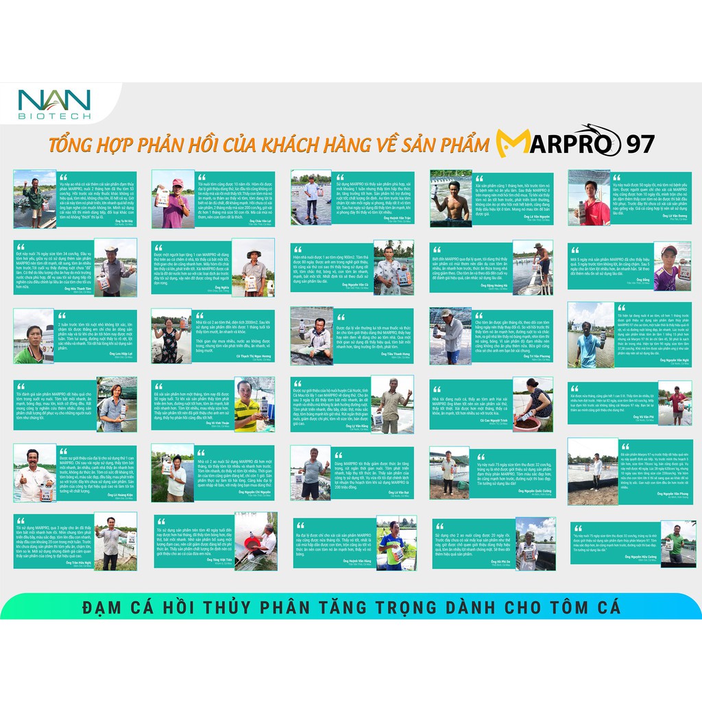 Đạm cá hồi thuỷ phân MarPro 97 siêu tăng trọng dành cho tôm cá -5kg