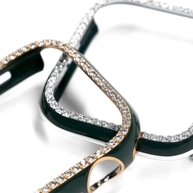 Ốp Viền Đính Đá cho đồng hồ thông minh aw series 6 5 4 3 2 1 size 44mm 42mm 40mm 38mm