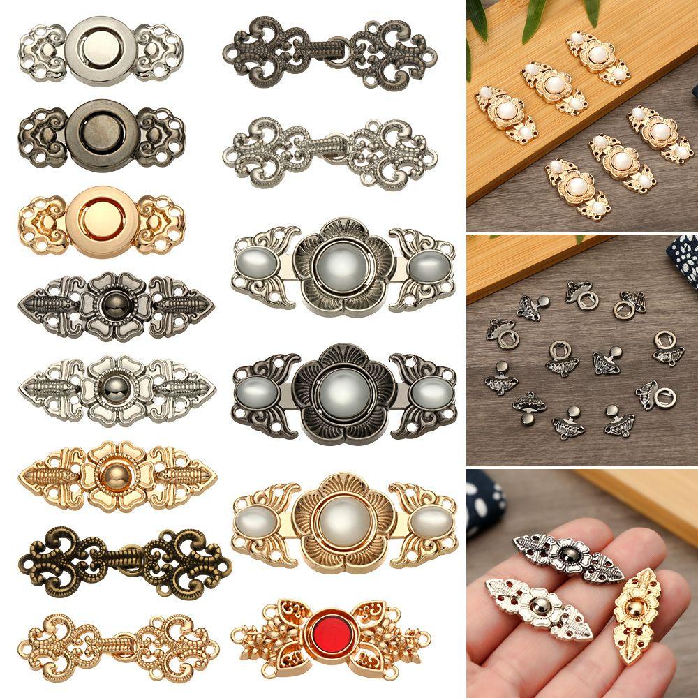 BSUNS Bộ 6 Nút Áo Khoác Cardigan Bằng Kim Loại DIY