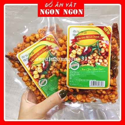 Gói 100-150g Ngô Bò Lá Chanh-Thơm Ngon Hấp Dẫn