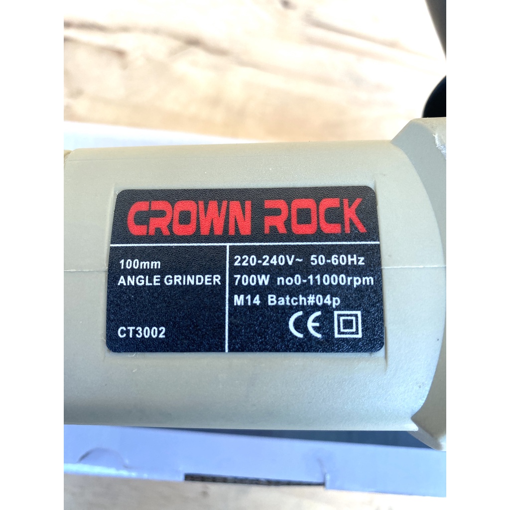 Máy mài cắt góc cầm tay Crown Rock lỗi đồng 100% có điều tốc