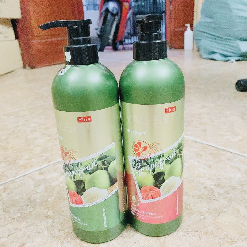 COMBO Dầu gội xả bưởi Valert Grapefruit chống rụng tóc - phục hồi