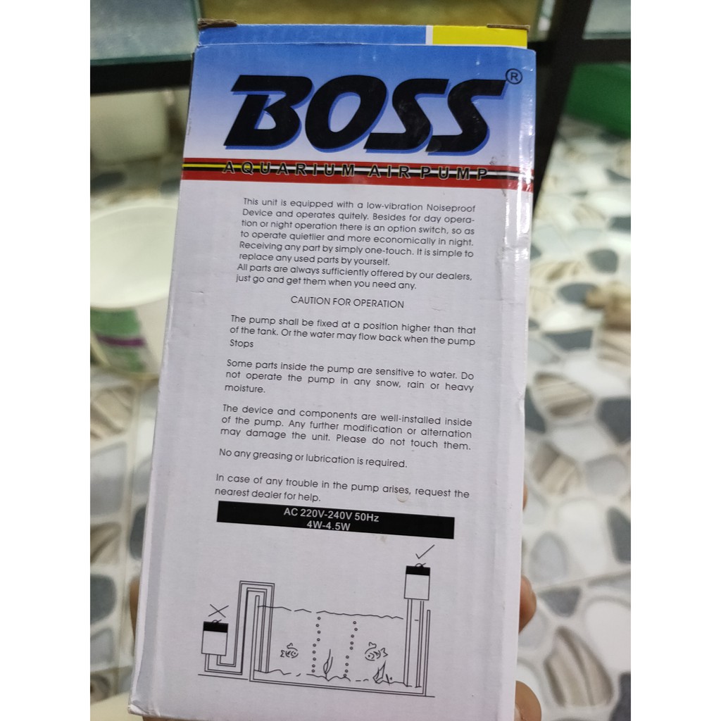 Máy XỦi oxy-Boss 9500 2 vòi chạy mạnh và siêu êm