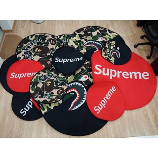 Thảm nhung tròn Supreme, Bape