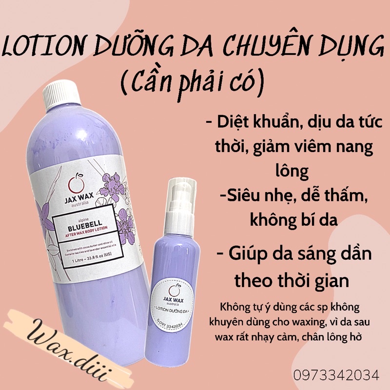 BỘ SÁP WAX ẤM DẠNG CON LĂN CHÍNH HÃNG JAXWAX , NHẬP ÚC