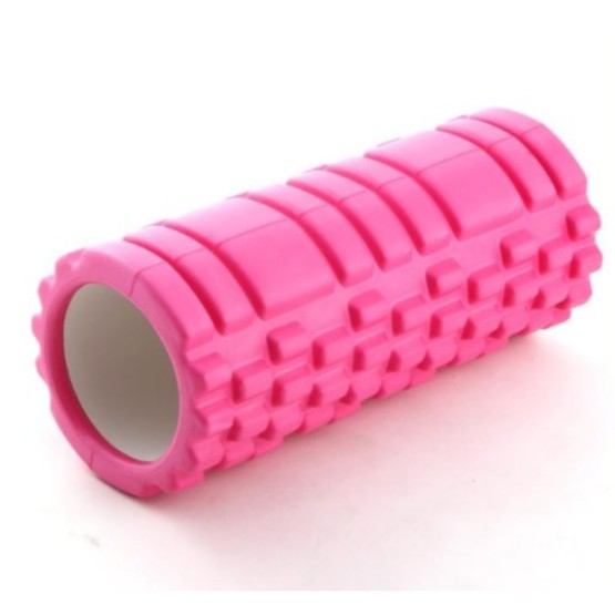 Con lăn Yoga Massage Foarm Roller, ống trụ lăn giãn cơ tập GYM xốp thể thao có gai roam rollet cao cấp