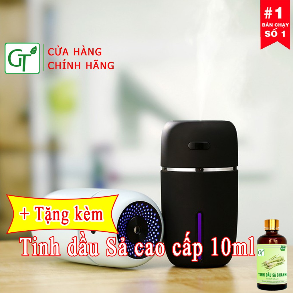 máy khuếch tán ô tô FREESHIP Máy Khuếch Tán Tinh Dầu Cho Ô Tô Cao Cấp + Tặng Tinh Dầu Sả 10ml